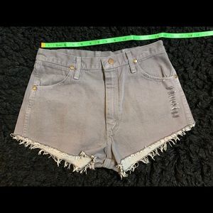 70’s Vintage Gray Wrangler Custom Shorts